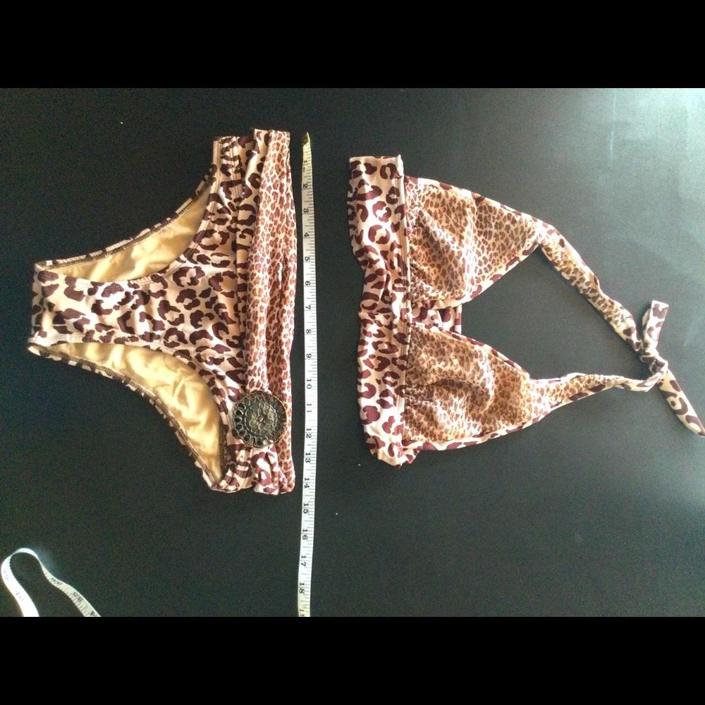 Animal print bikini